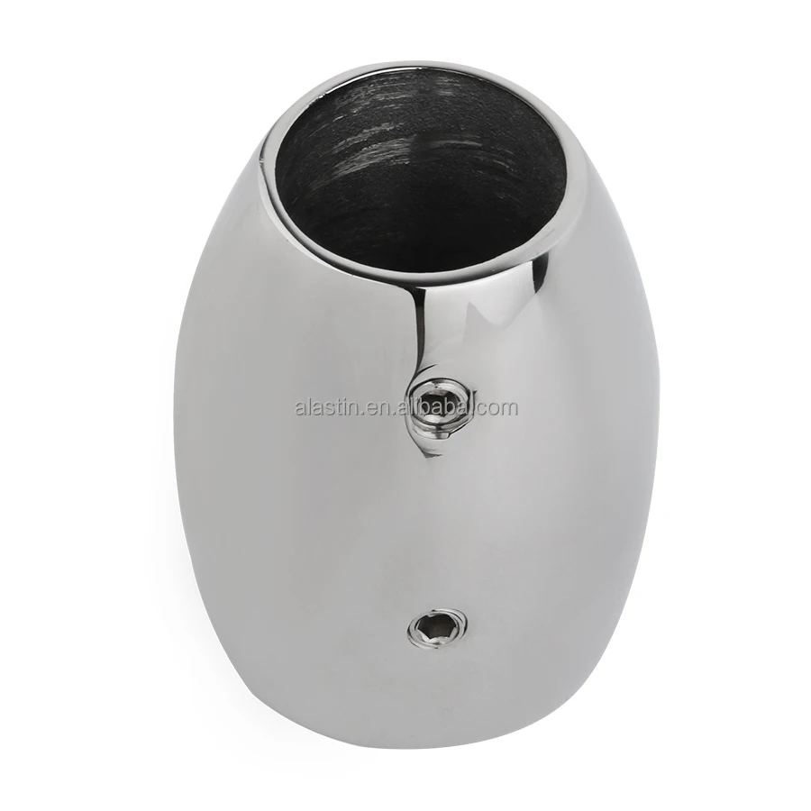 

STLF Marine Stainless Steel 316 90 Degree Round Flagstaff Stanchion Base Marine Hardware for Boat
