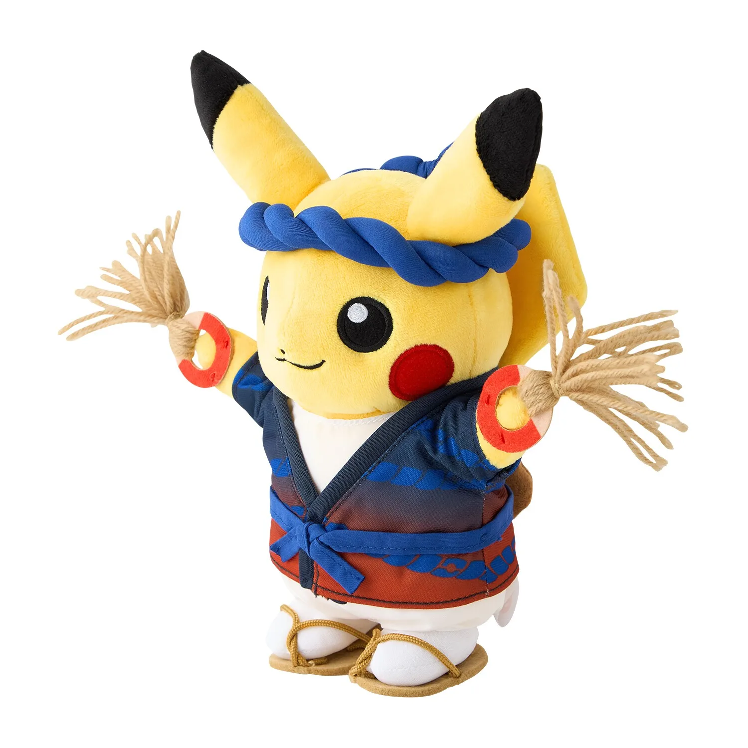 Pokémon Center Sendai Waraji Festival Pikachu Plush - Festive Outfit, Souvenir & Collectible Gift