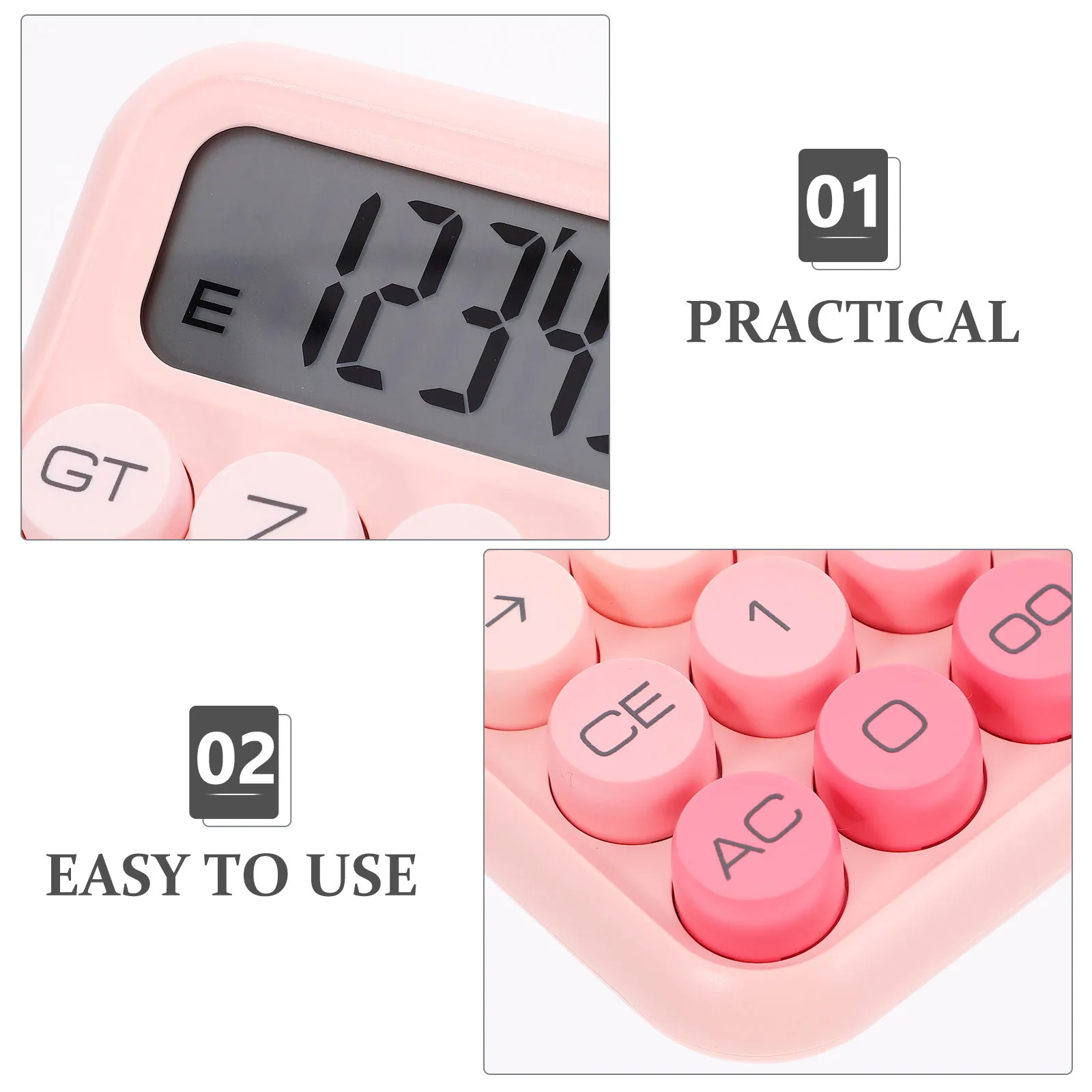 

Dopamine Calculator Portable Mini Digital Calculator for School Office Home Use Simple Arithmetic Operation Tool Students Gift