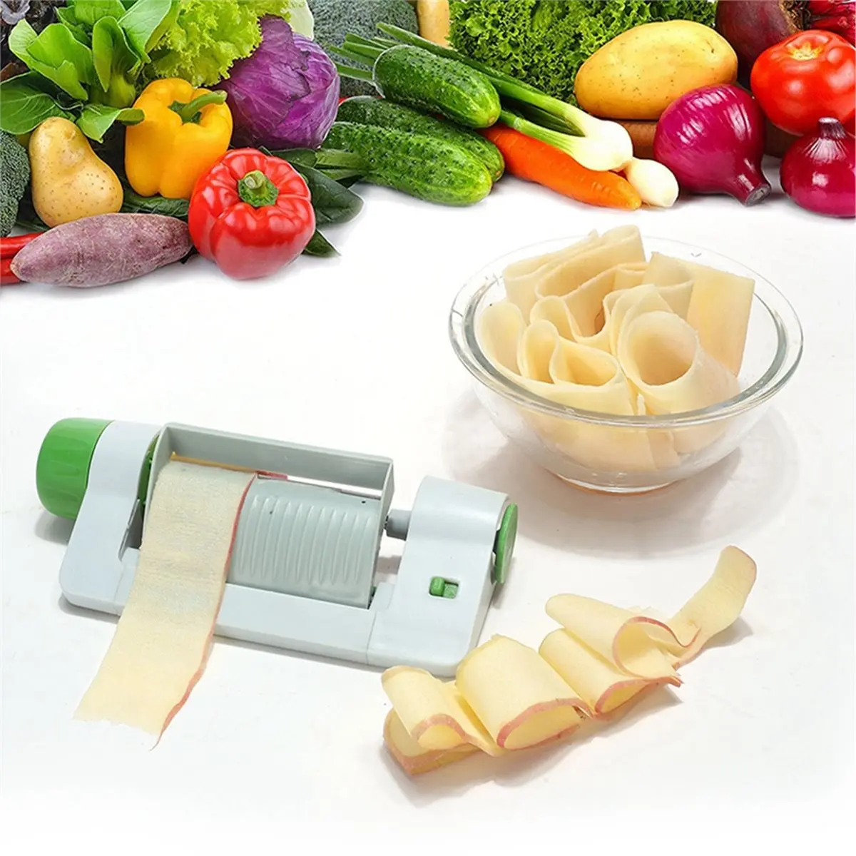 Portable Manual Vegetale Peeler Multi-Function Faster Round Sheet Fruit Slicers Veggie Sheet Slicer Cutting Tool