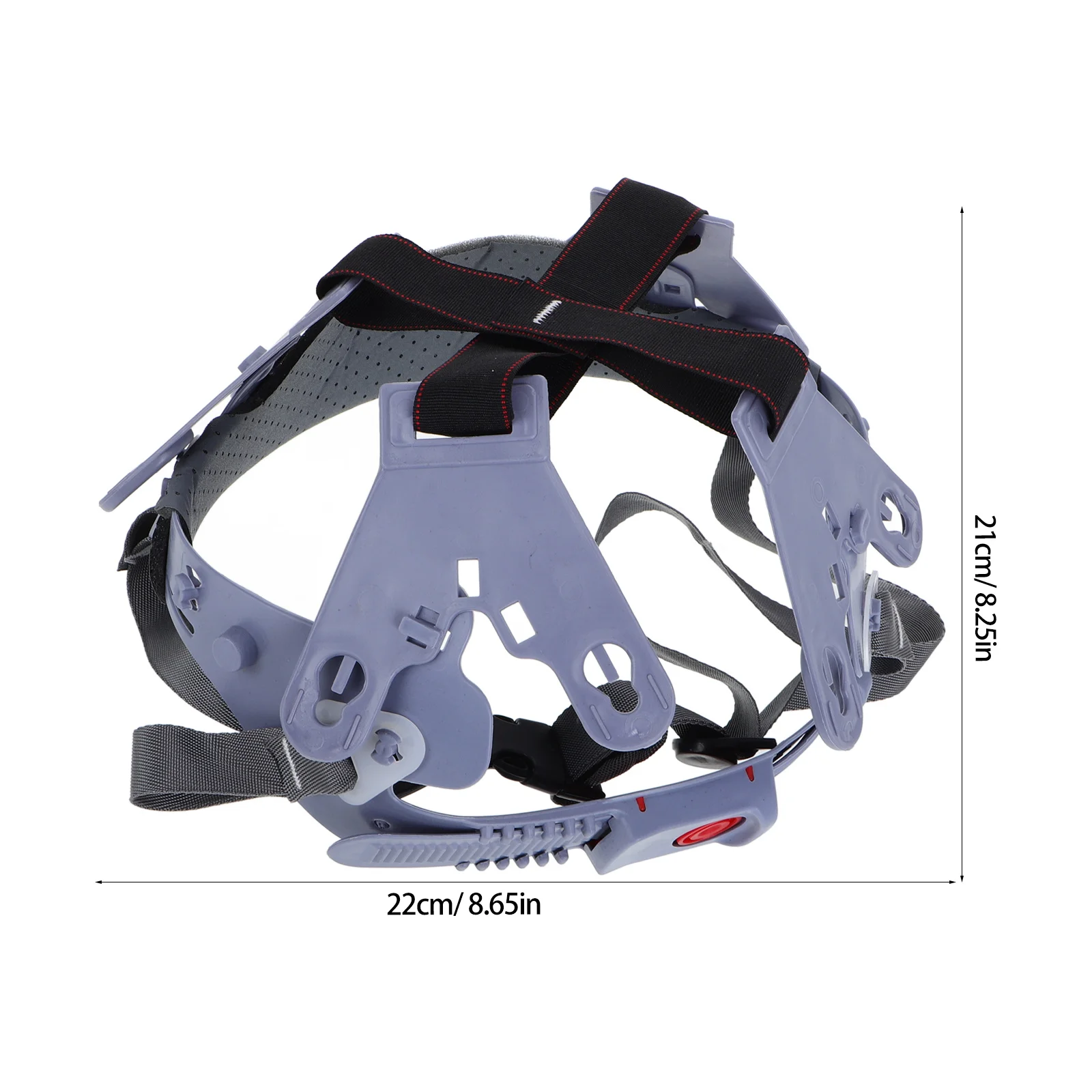 Hard Hat Suspension Bump Cap Insert Liner Adjustable Attachment Grey Impact Absorption Safety Replacement Head