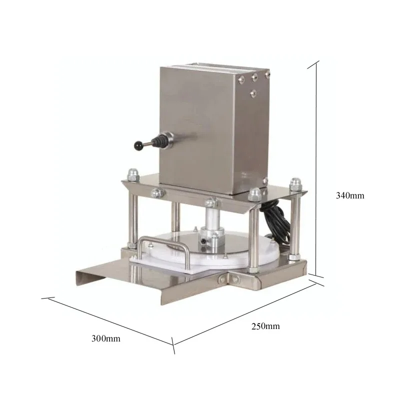 Electric Dough Presser Machine Pastry Press Machine 22cm Diameter Cake Sheeter Machine Chapati Roti Maker