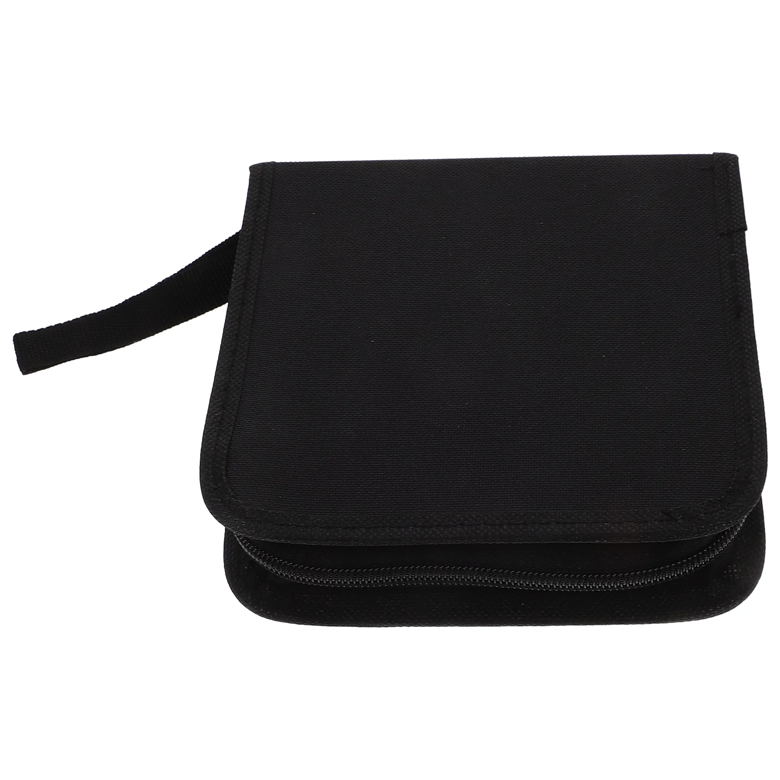

80 Pieces CD Storage Box Hard DVD ganizer Case Zipper Closure Car CD Holder Travel Bag Movie Gamers Smooth Design