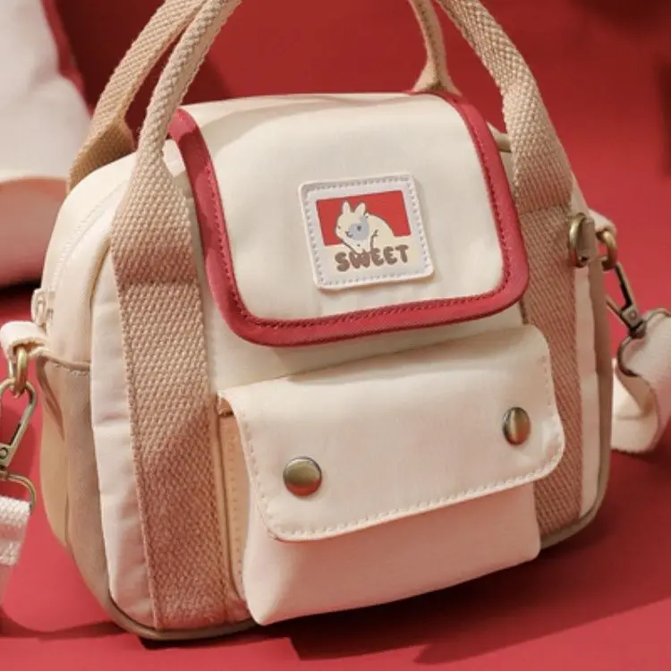 Japoński śliczny królik Kawaii torba na ramię duża pojemność torebka na co dzień torby damskie torebki Crossbody Bag urocza torba