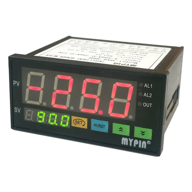 MYPIN (FA8-4RRB) 4-Digit Digital Tacho Meter with 0.1% Accuracy 90-260V AC/DC 0.01Hz-8kHz Frequency Range