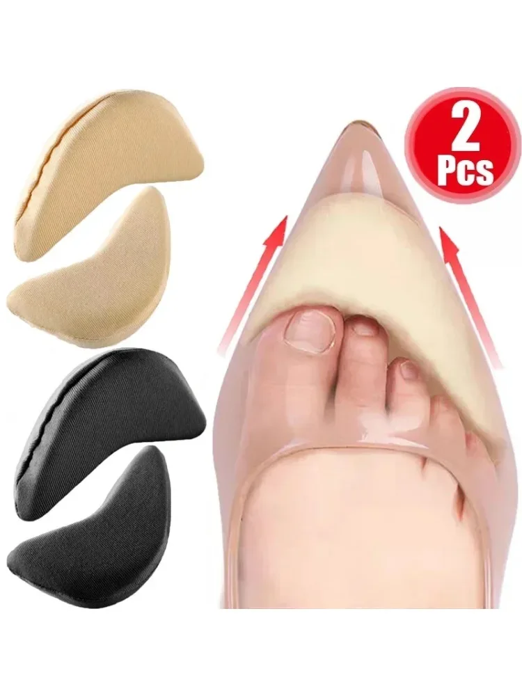 Coussinets d'insertion en éponge pour l'avant-pied pour femmes, soulagement de la douleur, semelles intérieures à talons hauts, réduit la taille des chaussures, protection de remplissage, réglage des