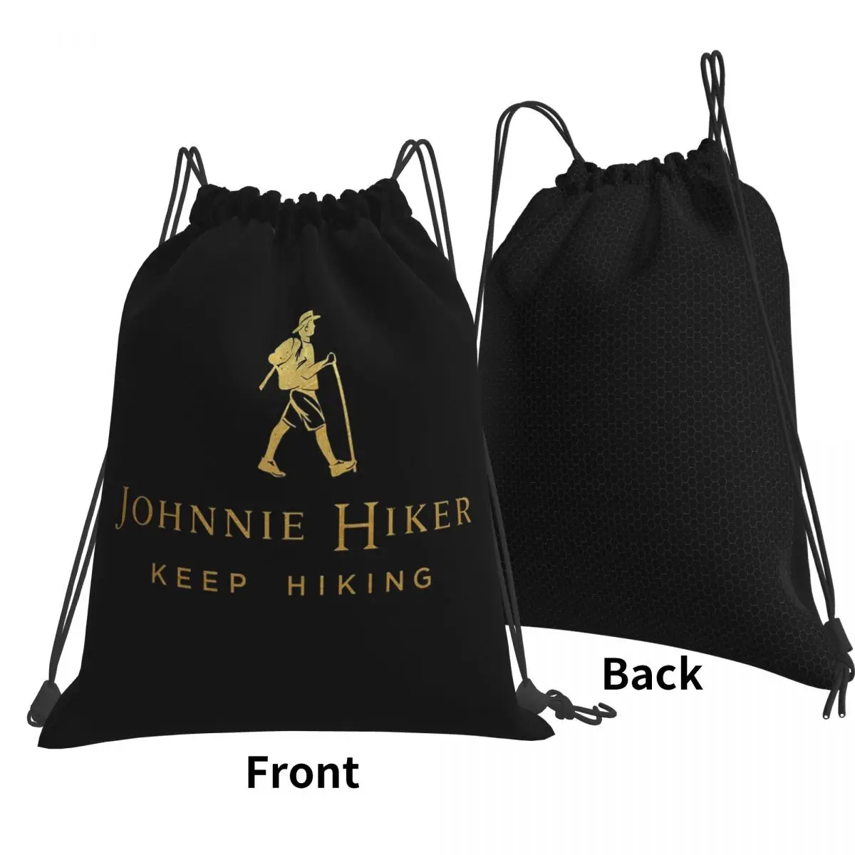 Johnnie Walker Backpacks Multi-function Drawstring Bags Shoes Bag Book Bags for Travel Students