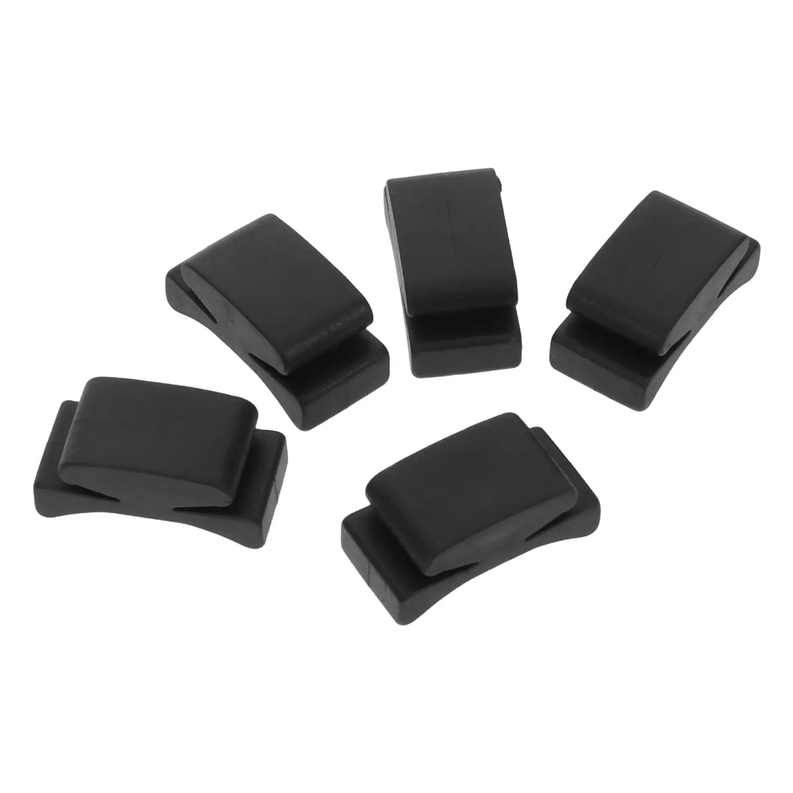 5 Pcs Guitar Picks Storage Base Plectrum Display Stand Holder Bass Holders Headstock Black Organizer