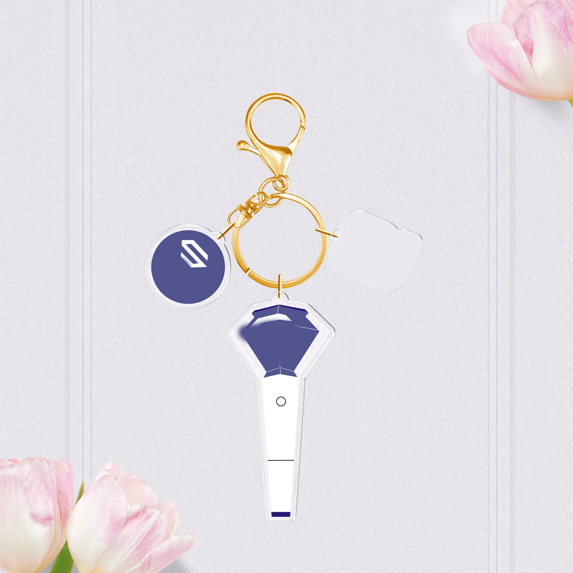 KPOP ASTRO SHINee Acrylic Keychain (G)I-DLE Girls' Generation Lightstick Pendant Keyring Super Junior Fans Collection Gifts