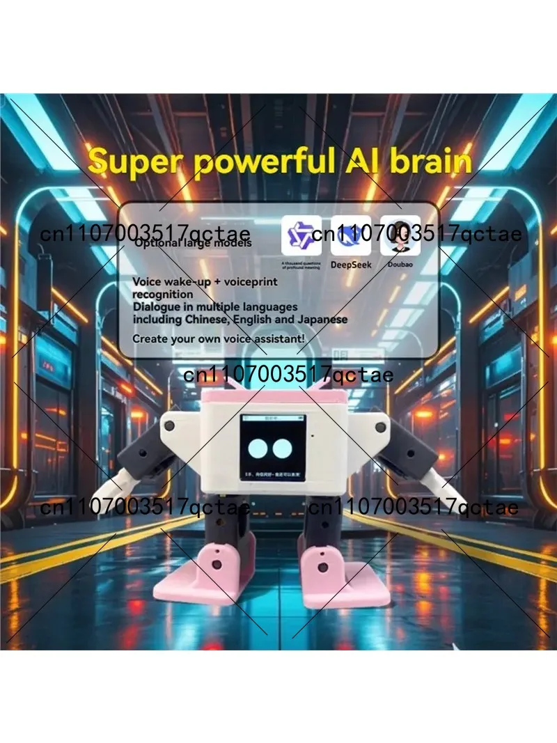 ESP32-S3 Robot Kit Voice Chat Dancing Interactive Smart Toy with 1.54 Inch Screen