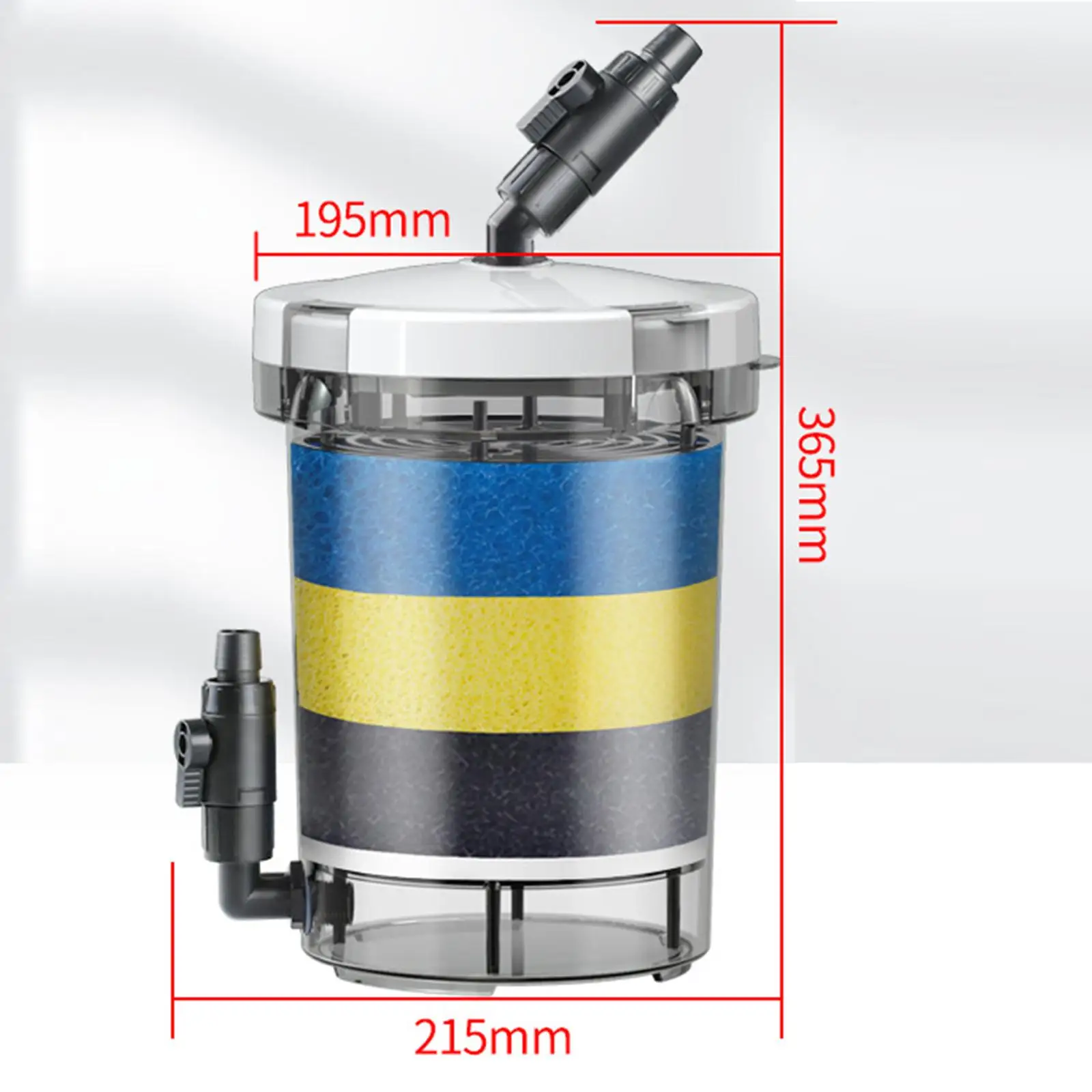 Turtle Tank Filter Aquarium Power Filter Internal Adjustable Flow Multipurpose Equipment Fish Tank Filter Aquarium Filter