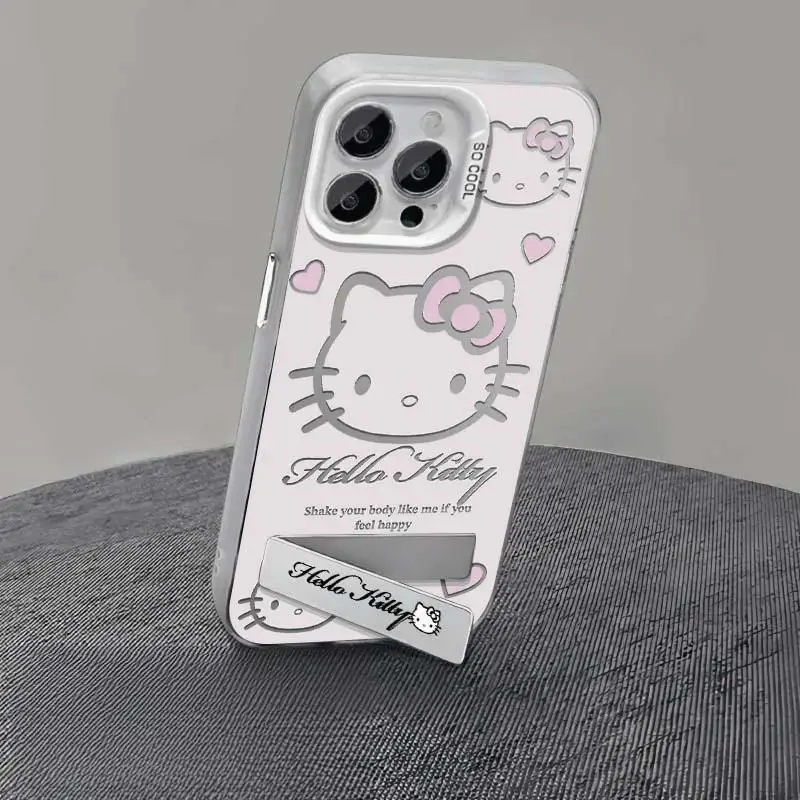 Hello Kitty حافظة هاتف مع حامل قوس ، مقاوم للصدأ ، لطيف ، Y2K ، A55 ، A54 ، 5G ، A15 ، A34 ، S24 ، S23 Ultra ، S20 FE ، S21 ، S22 Plus #3