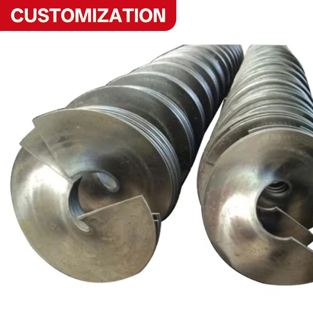 

Custom-made screw blades for continuous cold-rolled screw conveyors, suitable for agricultural machinery manufacturing plants