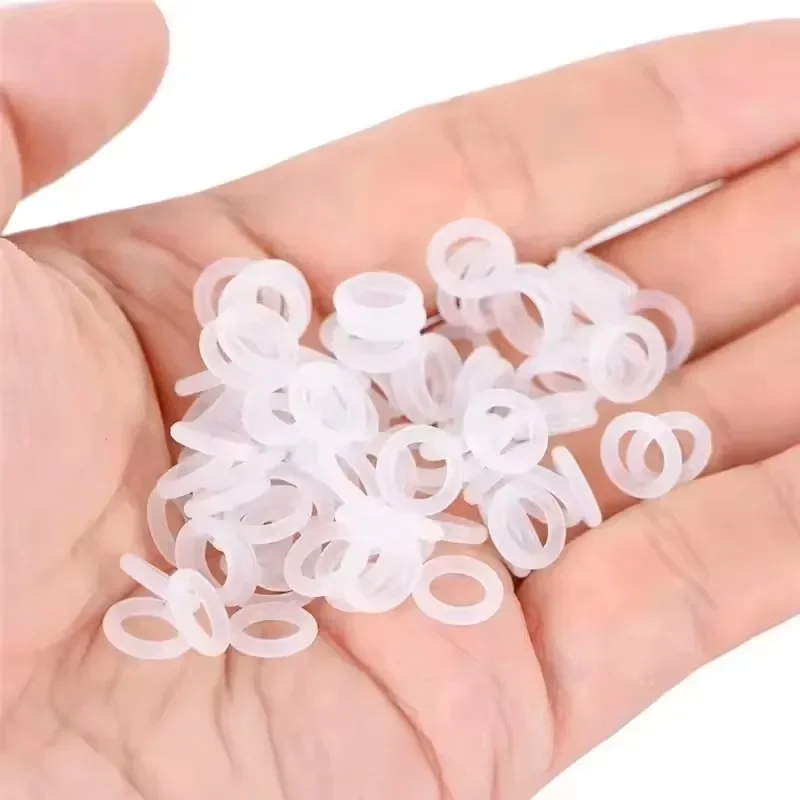 130PCS Clear Rubber O Ring Sealing Gasket Switch Dampeners - Perfect for Mechanical Keyboards & Cherry MX Switches