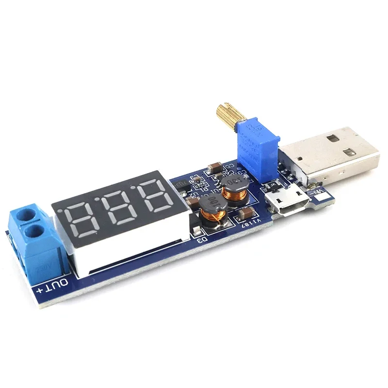 وحدة الزناد PD QC 20 فولت، USBEC 5 فولت 5A 15A تيار عالي BEC، مصدر طاقة رقمي قابل للتعديل مع شاشة عرض، احتياطية للمختبر، بيع فردي