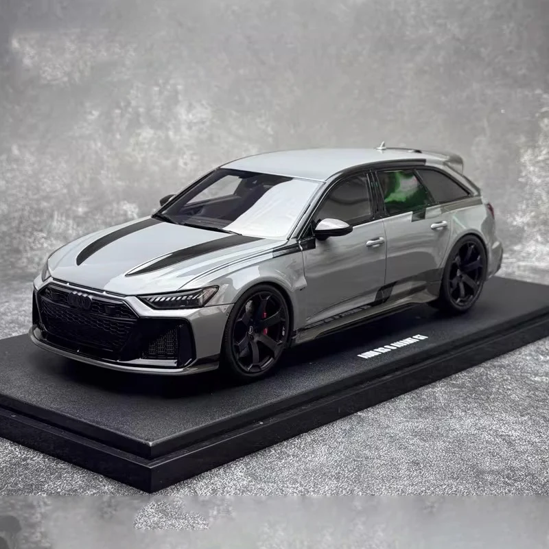 Original 1:18 Scale RS6 GT 2024 Simulation Resin Car Model Static Display Collectible Gift Toy Souvenir Decoration