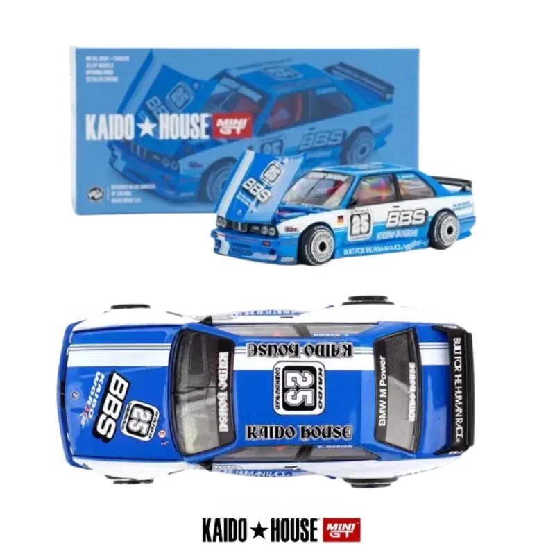 

Kaido House & MINIGT 1:64 BMW M3 E30 Touring V1 Cast Alloy Car Model - A boys' collection item, a gift for friends.