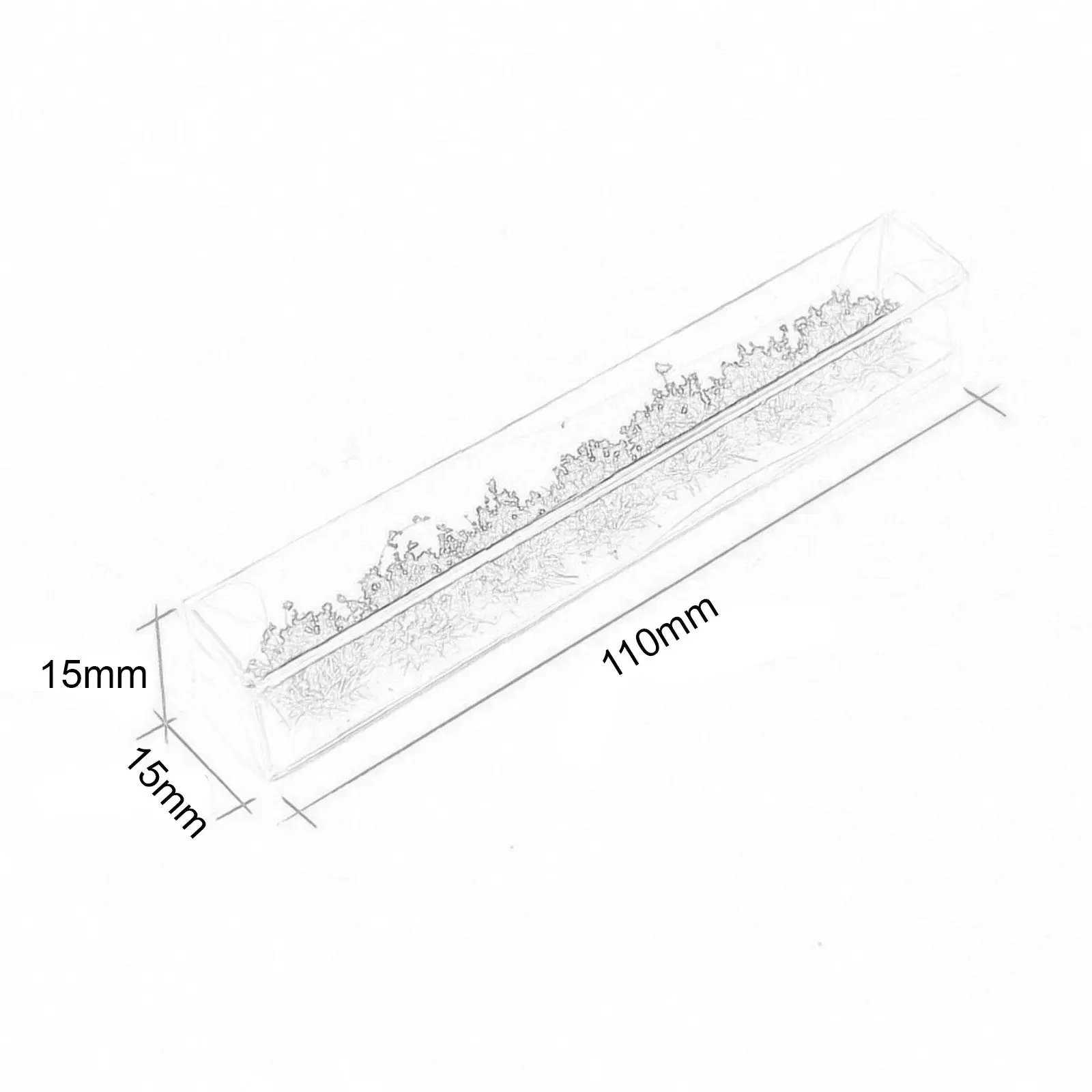 

Miniature Tree Railroad Scenery Plastic Model Grass for 1 35 1 48 1 72 1 87 Scale Diorama Layout