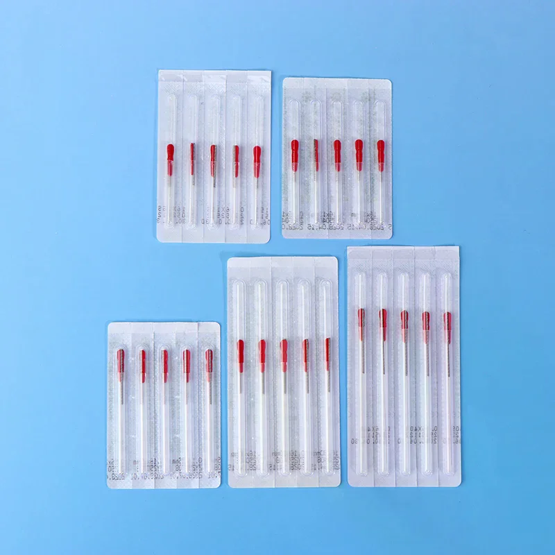 /YOV/Disposable Acupuncture Needle Stainless Steel With Individual Tube Cannula Sterile 1 Needle With 1 Guide Tube 100pcs