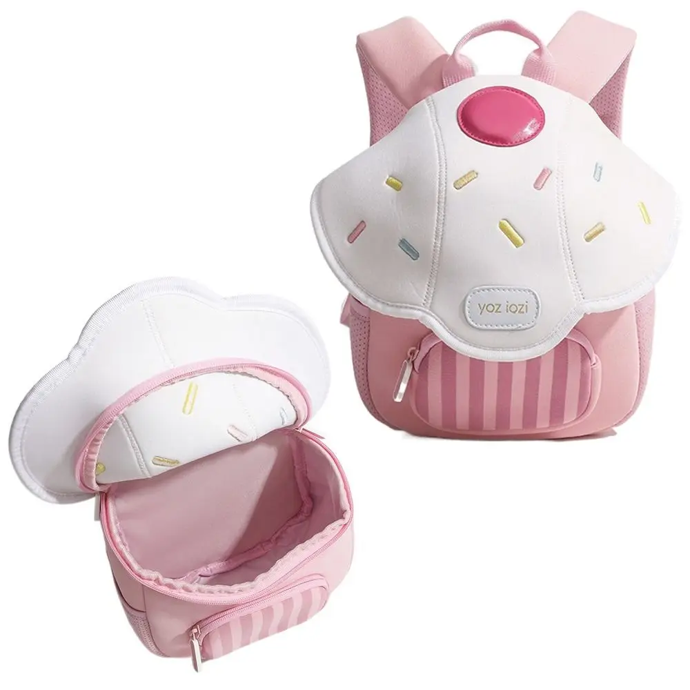 PU Cute Mushroom zaino Casual Mini Pink Kid zaino Cartoon Kindergarten zainetto bambini ragazzi ragazze