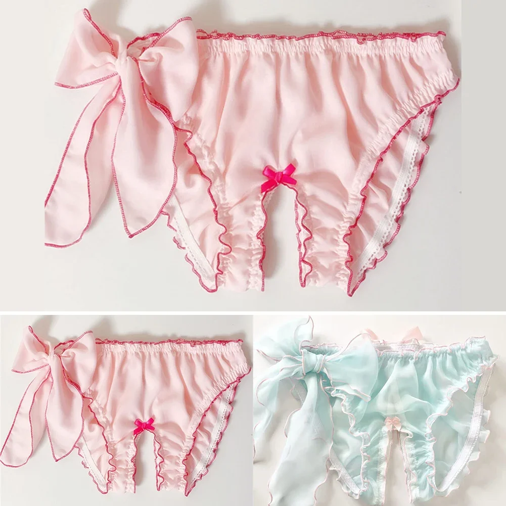 Fashion Lingerie Underwear Low Waist New Stylish Comfy Crotchless Sexy Mens Brief Sexy Underwear Soft Underwear