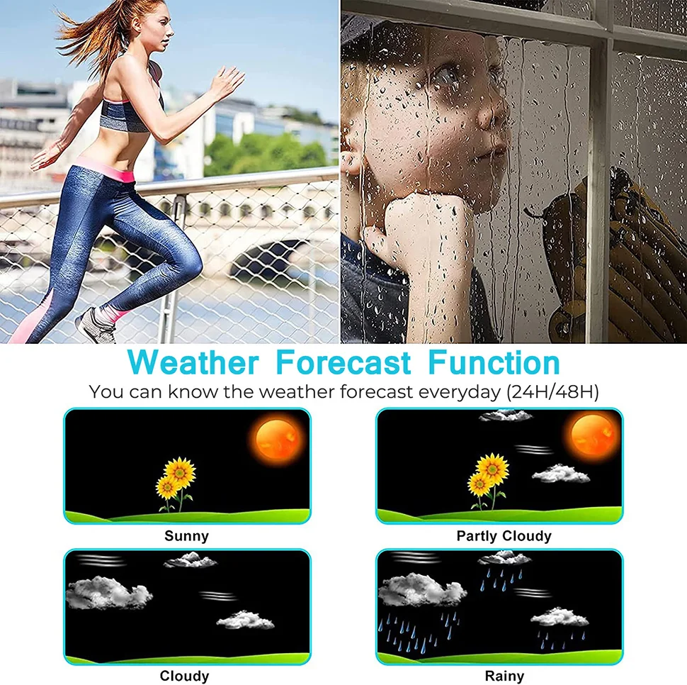 FT0310-025T Wireless Weather Stations with forecast function colorful large display wifi 7 in 1Professional model