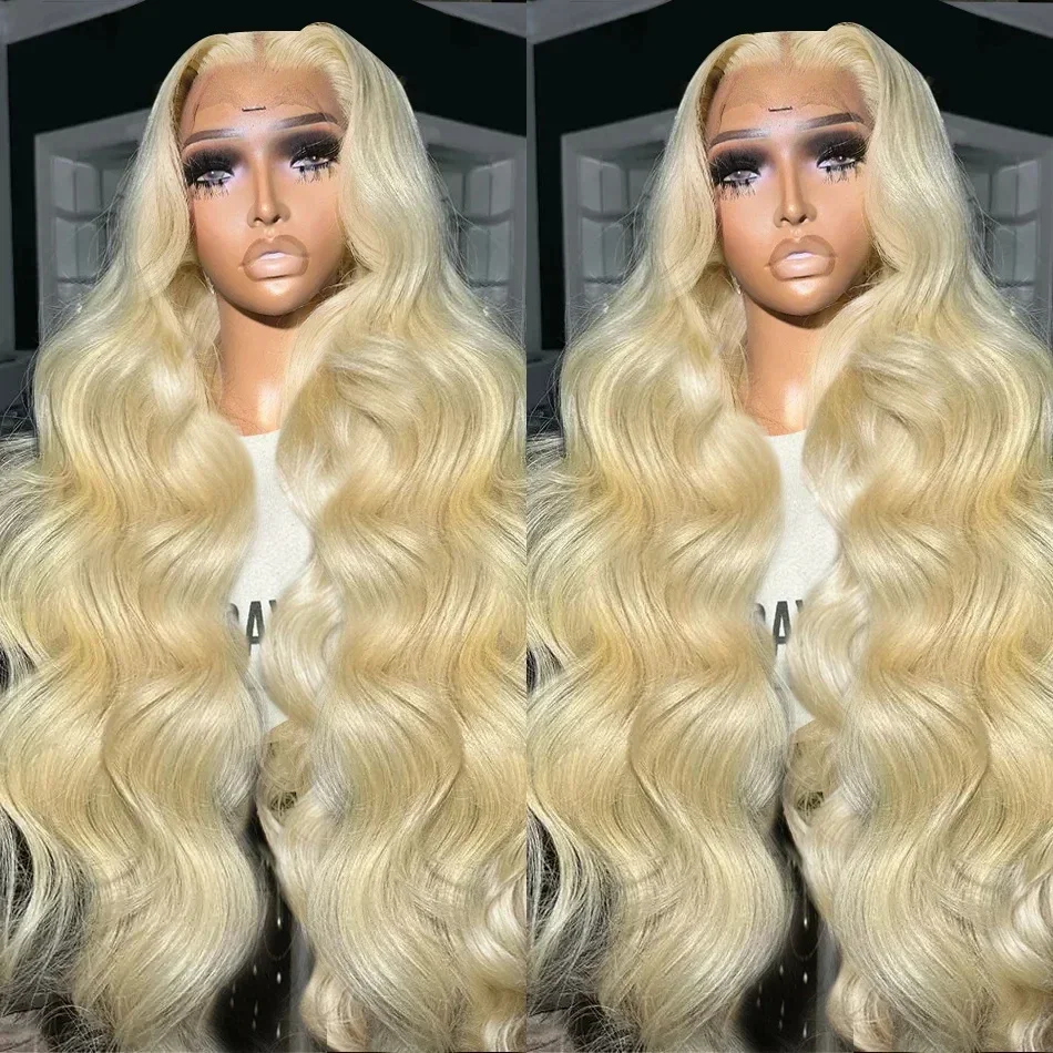 

613 Honey Blonde 13x6 HD Transparen Body Wave Lace Front Human Hair Wigs 13X4 Human hair lace frontal wigs For Black Women