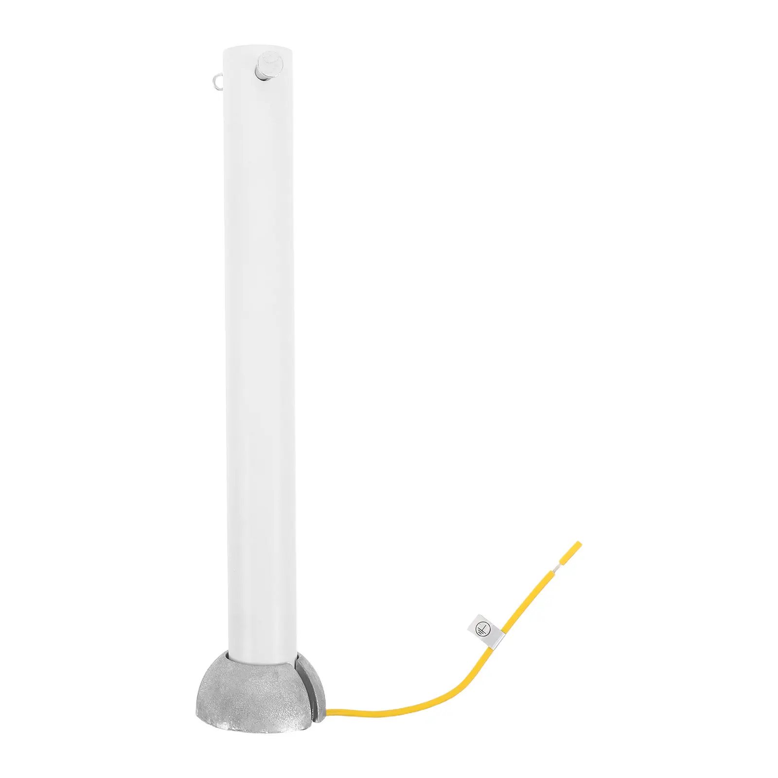 White Ceiling Fan Extension Rod 10 Long Universal Downrod Invisible Fixed Connection Metal Fan Support Pole High Ceilings