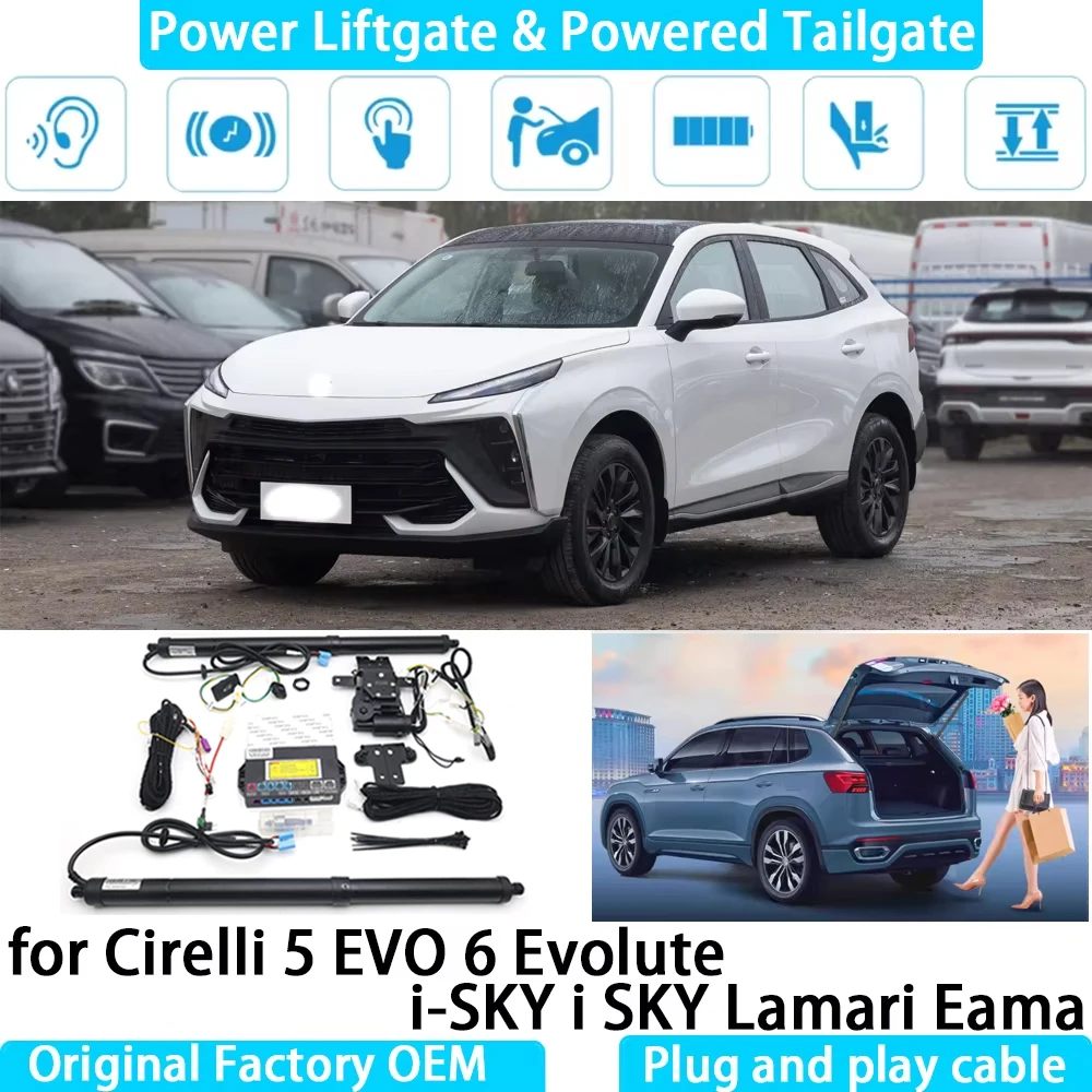 for Cirelli 5 EVO 6 Evolute i‑SKY i SKY Lamari Eama Automatic Electric Power Liftgate Powered Tailgate Strut Tail Gate System