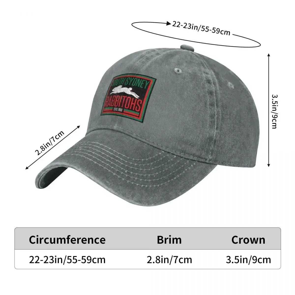 2026 Nrl Grand Final The Rabbitohs Fashion Baseball Cap Peaked Cap Men's Hat Women's Cap Caps Men