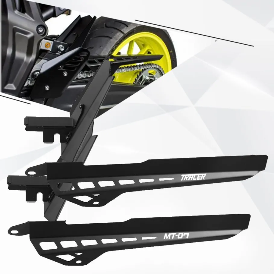 

Защитный чехол для цепи для YAMAHA MT-07 MT07 TRACER 700 7 GT, комплект чехлов для цепи с заднем крылом FZ-07 XSR 700 XTribute YZF R7 XSR700