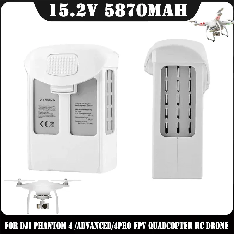 

100% New Edition Battery Compatible Phantom 4 15.2V 5870mAh For Drone Phantom 4 Pro V2.0 RTK