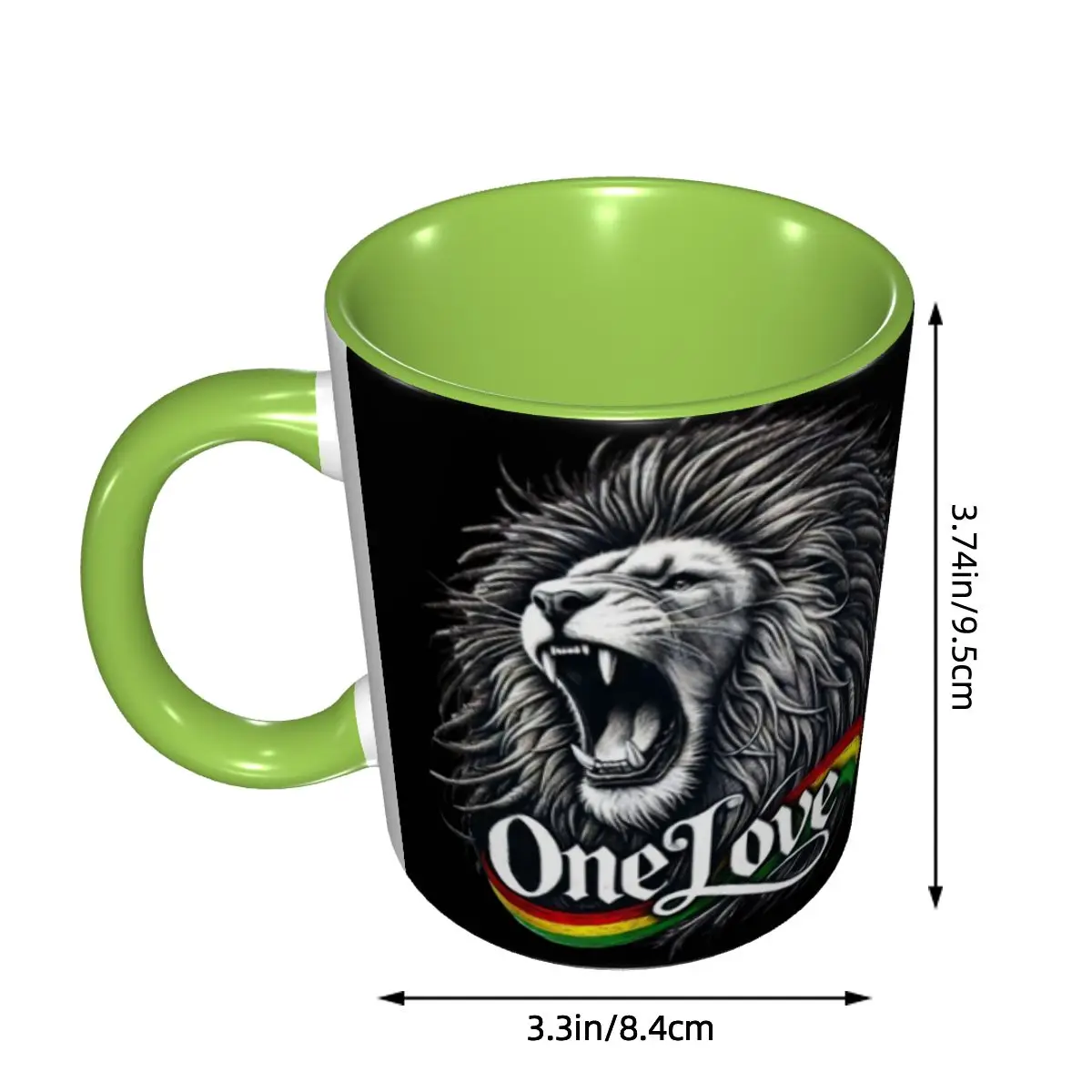 Rastafarian Amaiquina Reggae Rasta Lion Street Skullies Mug Ceramic Coffee Cups Tea Mugs Milk Cup Drinkware Gifts for Friends