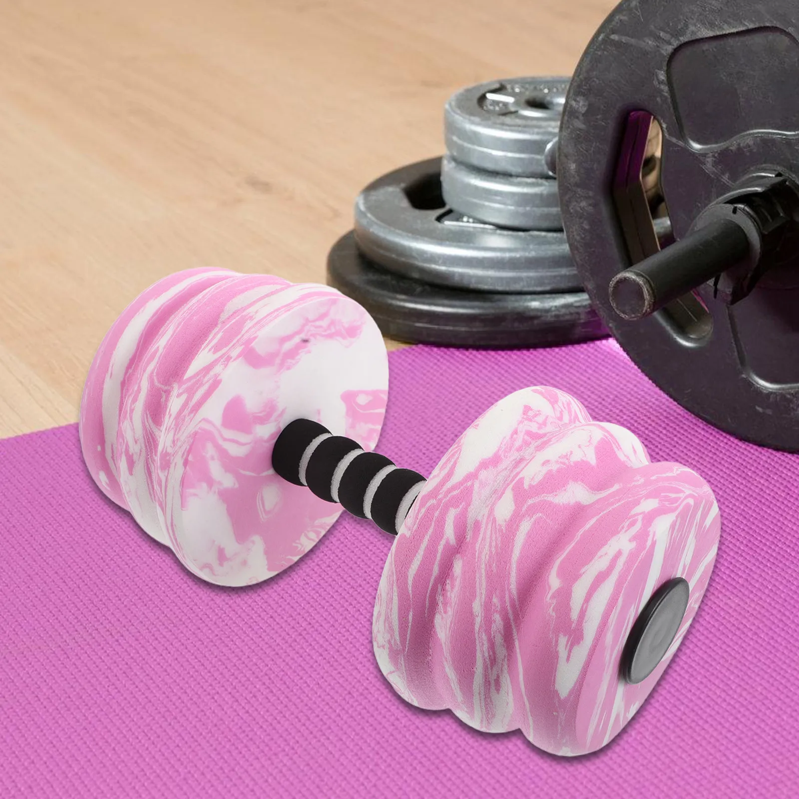 Eva Water Weights for Pool Exercise Soft Material Threaded Design for Enhanced Stability and Control Water Exercise Equipment