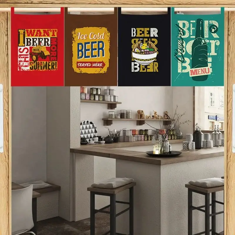 VIKAMA Beer Quote Bunting Triangle Bunting Banner for Bar Wall Hanging Beer Retro Party Classic Style Home Decor