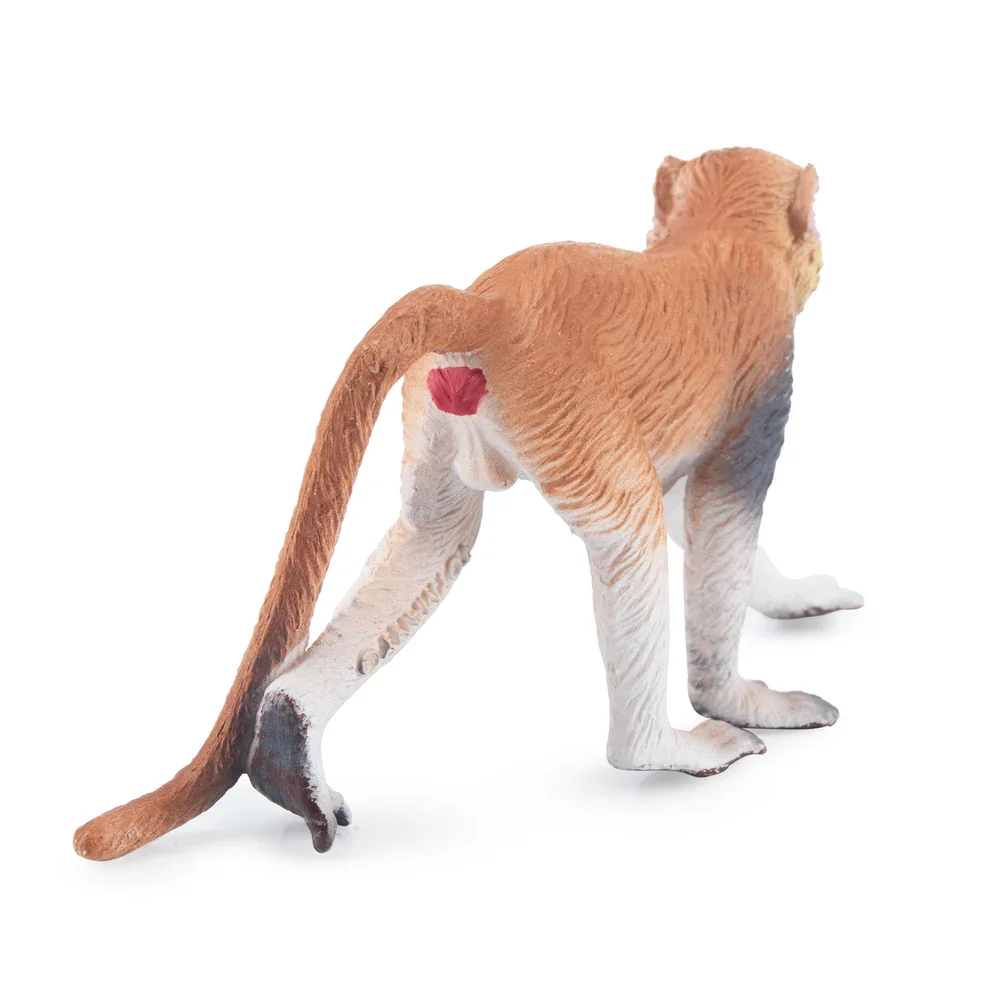 Toymany Simulation Patas Monkey Primate Animal Model Toy Mini Figures Dolls Action Figurines Toys Children Gift Cake Decora