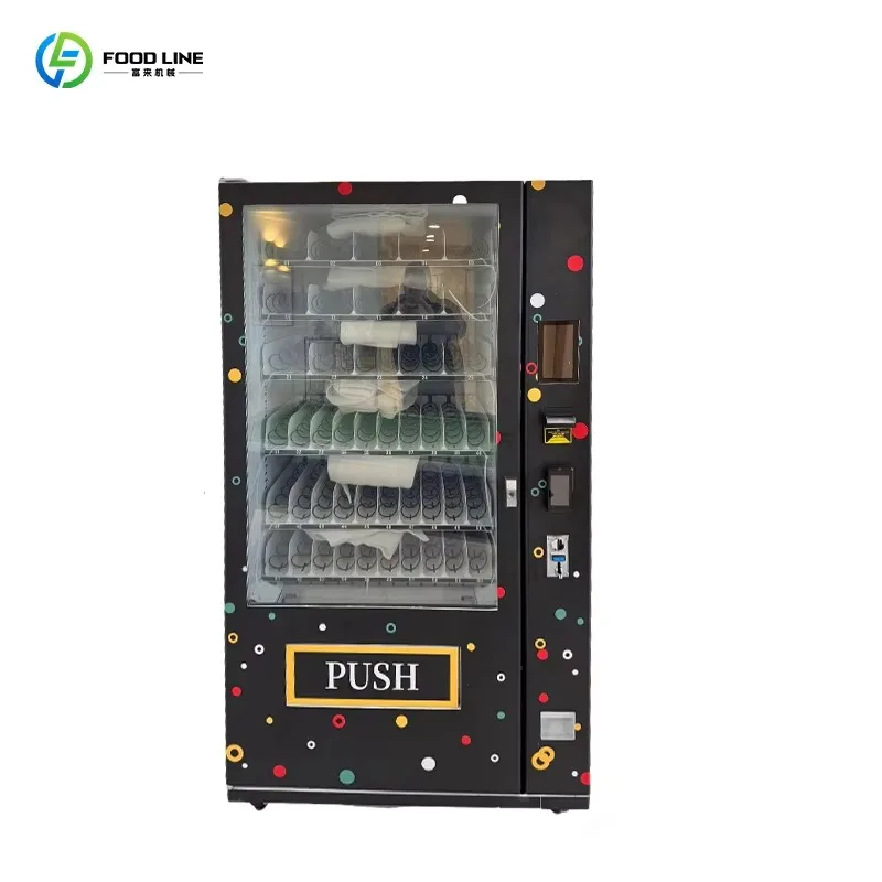 Large-capacity, easy-to-sort, high definition snack and beverage vending machines