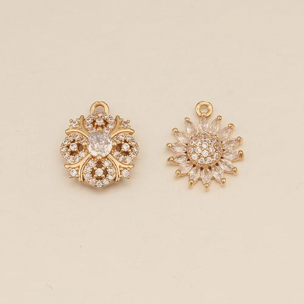 

Cordial Design 30Pcs Jewelry Findings & Components/Copper Metal/Multi Designs/CZ Stone/DIY Hand Made Charms/Jewelry Accessories