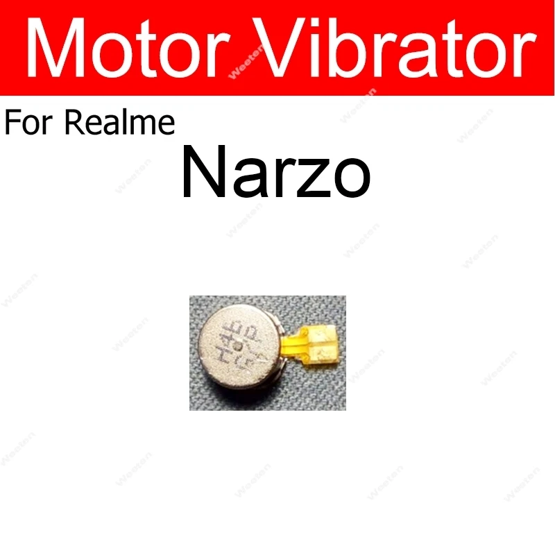 For Realme Narzo 10 20 30 50i 50A Prime 50Pro 60X 60 Pro 4G 5G Motor Vibrator Motor Vibration Flex Cable Repair Parts