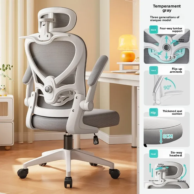 Multi-functional New Computer chair, home office chair, swivel chair, student dormitory ergonomic study chair, can be lifted