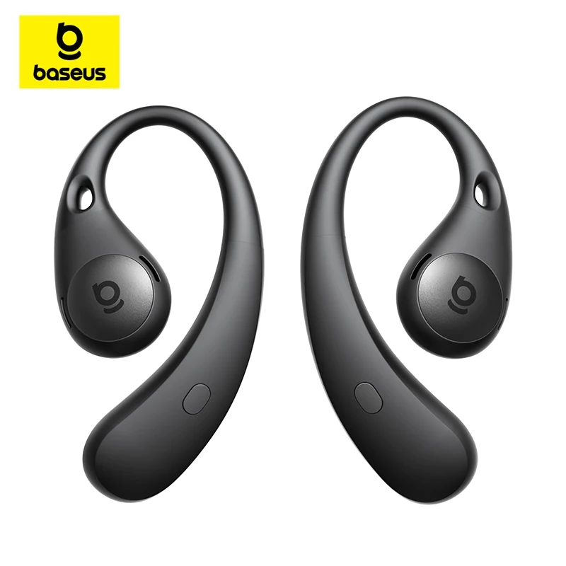 

Наушники Baseus Bass BF1, беспроводная гарнитура с открытыми наушниками Bluetooth 6.0, наушники с шумоподавлением для звонков, водонепроницаемые наушники LDAC IPX7