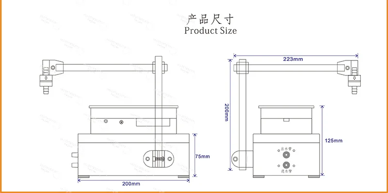 110V 220V Electrical liquids filling machine MINI bottled water filler Digital Pump For perfume drink water milk olive oil