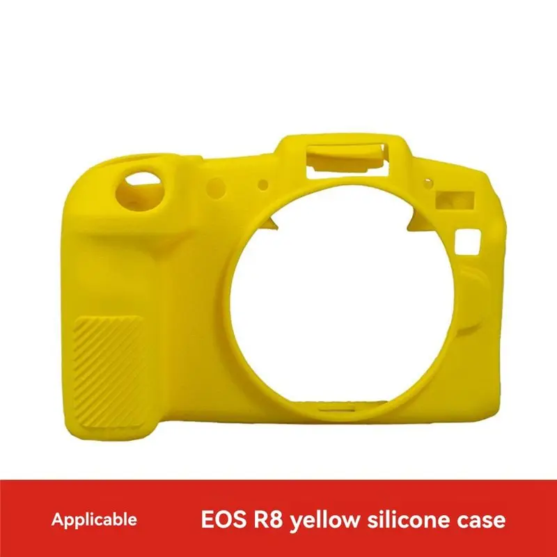 Superior-For Canon EOS R8 Camera Protection Case R8 Top Texture Rubber Silicone Body Cover Protector Frame Skin