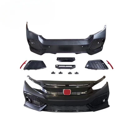 Car Body Kits Modified Upgrade to Civic SI Style  Kit Front Bumper Rear  For Honda 10th