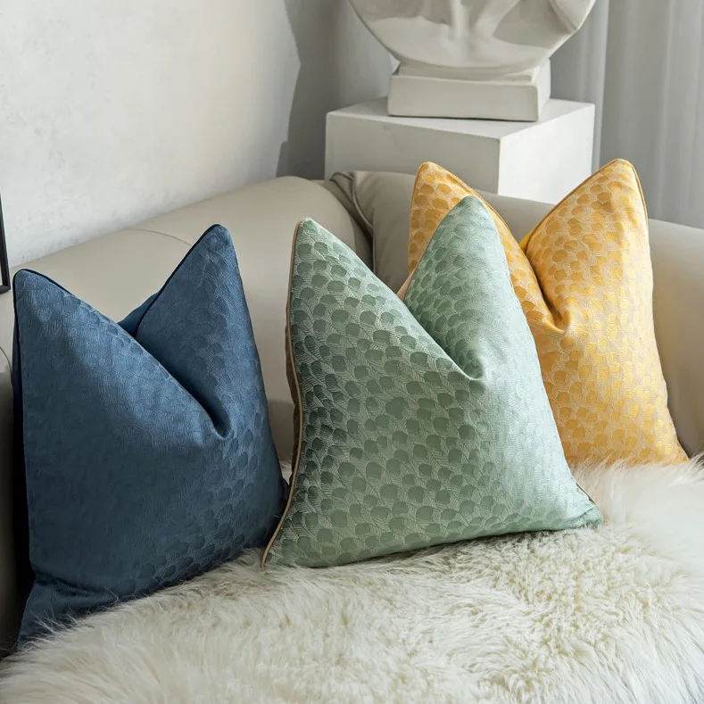 Design Luxury Sofa Cushion Cover Geometric Jacquard Pillow Cover for Home Hotel Sofa Bedroom Decoration 30x50 45x45 50x50 60x60