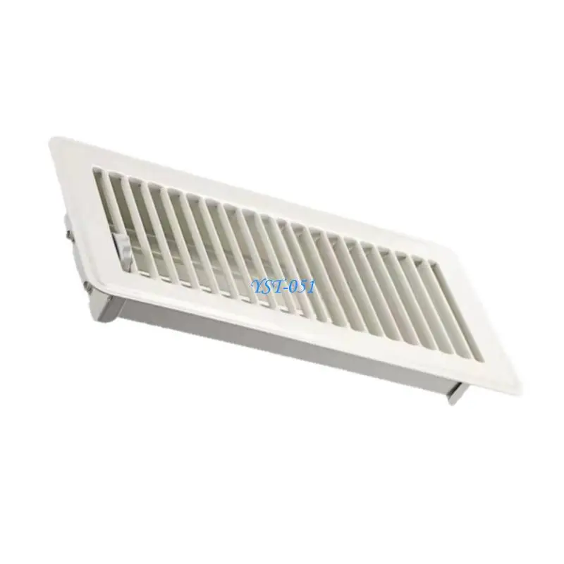 E15A Durability Air Vent Cover Filter Metal Floor Register Cover Rustproof Air Cover Central Conditioner for Home Office