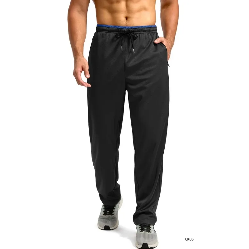 

Новые мужские повседневные брюки из ледяного шелка: весенне-летние, прямые, тонкие, дышащие, комфортные, легкие, эластичные, свободные