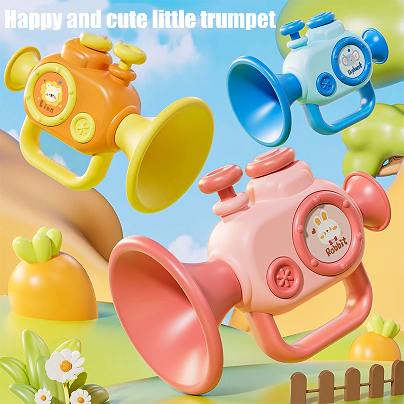 

Oral Muscle Pronunciation Training Little Horn Baby Trumpet Toys Can Play Musical Instruments Early Education Specific Whistle