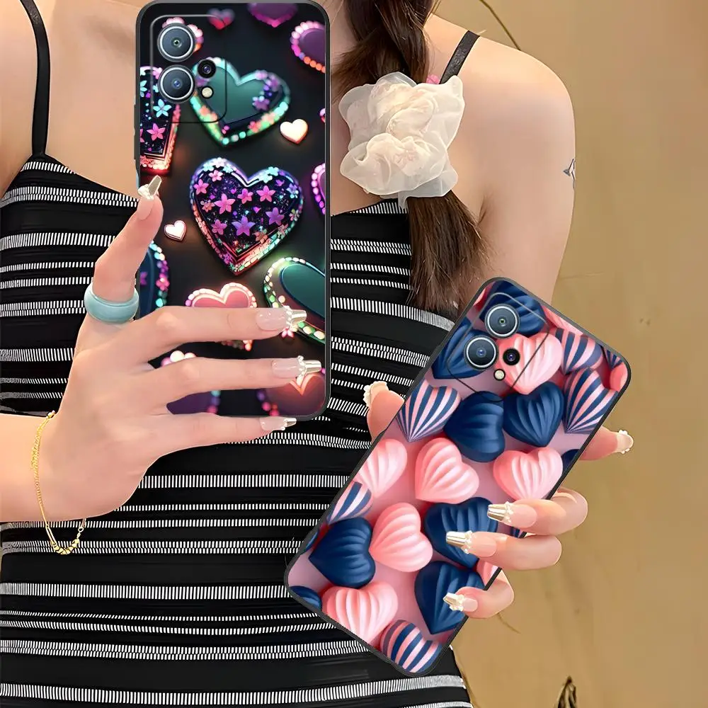 Y2K Glowing Hearts … - image