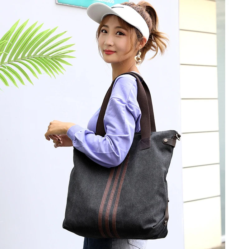 Work Bag Tote Hobo Handbags, Canvas Crossbody Bags for Women Fashion Crossover Purse Retro Casual Shoulder Bag